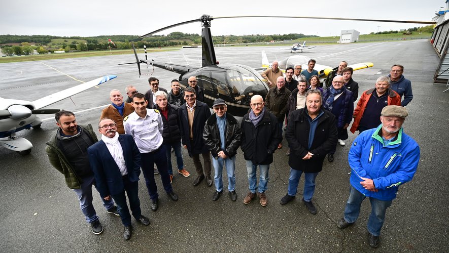 Bureau du club Aerocopter à Albi, Tarn, France